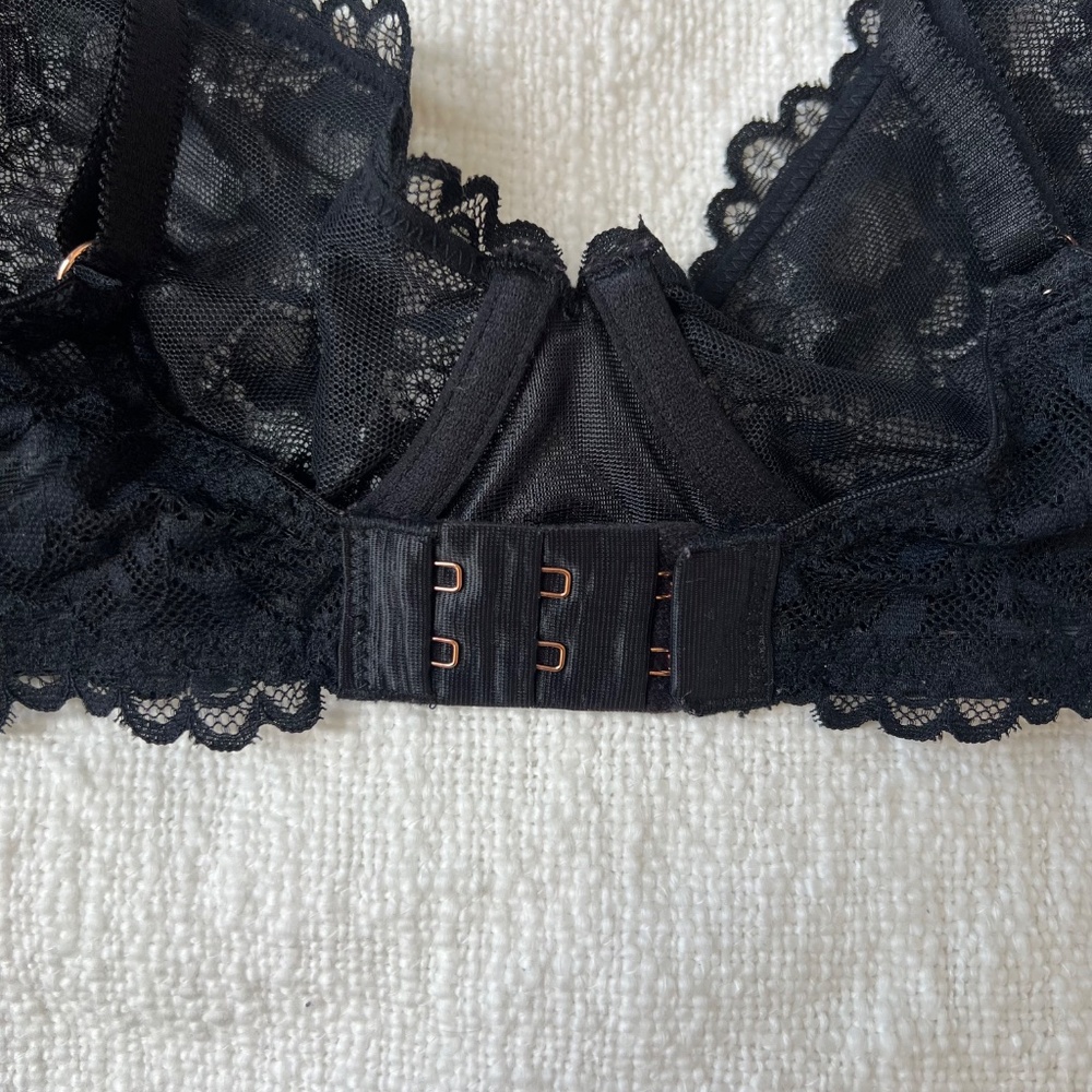 Savage x Fenty Floral Lace Unlined Bra size 36B - Picture 7 of 11